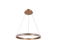 LED Csillár zsinóron HASHIM LED/34W/230V átm. 60 cm réz