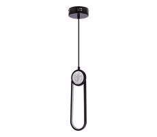 LED Csillár zsinóron LACRIMA LED/15W/230V 3000K fekete