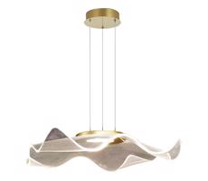 LED Csillár zsinóron LARGO LED/16W/230V arany