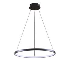 LED Csillár zsinóron LEA LED/20W/230V 4000K átm. 50 cm fekete