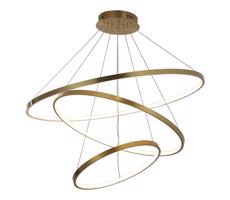 LED Csillár zsinóron LEA LED/60W/230V 4000K átm. 80 cm arany