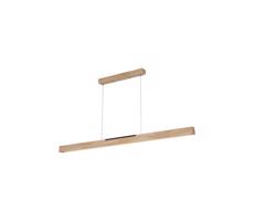 LED Csillár zsinóron LED/22W/230V 4000K 120 cm fenyő/tömör fa