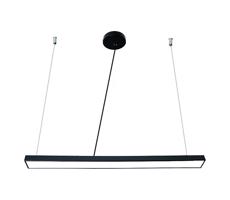 LED Csillár zsinóron LED/32W/230V 4000K átm. 120 cm fekete
