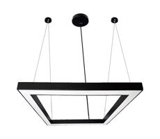 LED Csillár zsinóron LED/80W/230V 4000K 120x120 cm fekete