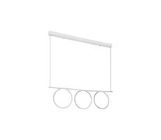 LED Csillár zsinóron LOOP 3xLED/20W/230V fehér