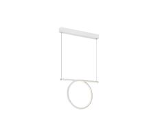 LED Csillár zsinóron LOOP LED/20W/230V fehér