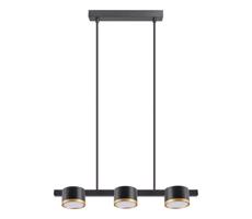 LED Csillár zsinóron MIRELLA 3xGX53/6W/230V fekete