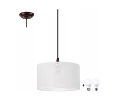 LED Csillár zsinóron NOEL 1xE27/60W/230V fehér