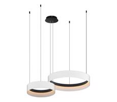 LED Csillár zsinóron ORBITA LED/72W/230V fehér/fekete