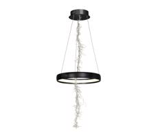 LED Csillár zsinóron SPARK LED/35W/230V fekete