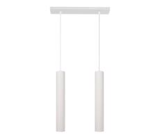 LED Csillár zsinóron TUBA 2xGU10/4,8W/230V fehér
