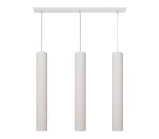 LED Csillár zsinóron TUBA 3xGU10/4,8W/230V fehér