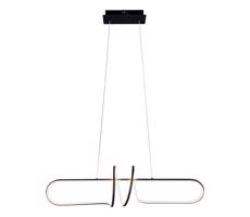 LED Csillár zsinóron VERTIGO LED/54W/230V fekete