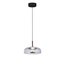 LED Csillár zsinóron VETRO LED/6W/230V átm. 23 cm szürke/fekete
