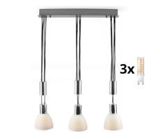 LED Csillár zsinóron WENDY 3xG9/33W/230V