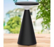 LED Dimmelhető asztali lámpa PAROS LED/1,8W/5V USB 1800 mAh IP44 fekete