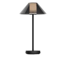 LED Dimmelhető asztali lámpa SERENGETI LED/3,4W/5V USB 3600 mAh IP44 fekete