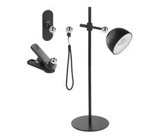LED Dimmelhető Asztali lámpa tölthető mágneses 4in1 LED/4,2W/3,7V 4000K fekete