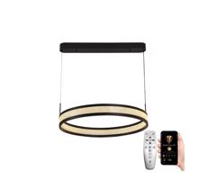 LED Dimmelhető csillár zsinóron LED/45W/230V fekete + távirányítás