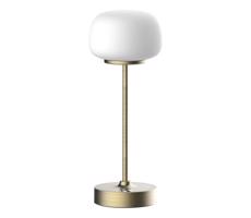 LED Dimmelhető érintős asztali lámpa RIMINI LED/2W/5V USB 2000 mAh arany/fehér