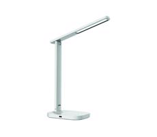 LED Dimmelhető érintős asztali lámpa USB konnektorral KIARA LED/7W/230V fehér
