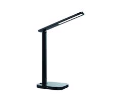 LED Dimmelhető érintős asztali lámpa USB konnektorral KIARA LED/7W/230V fekete
