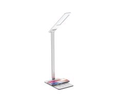 LED Dimmelhető érintős lámpa vezeték nélküli töltéssel JOY LED/6W/230V+USB fehér