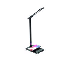 LED Dimmelhető érintős lámpa vezeték nélküli töltéssel JOY LED/6W/230V+USB fekete