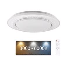 LED Dimmelhető fürdőszobai lámpa ADELA LED/72W/230V IP44 + távirányító