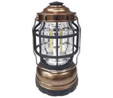 LED Dimmelhető hordozható kemping lámpa 3xLED/3W/3xAA IPX4 arany