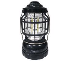 LED Dimmelhető hordozható kemping lámpa 3xLED/3W/3xAA IPX4 fekete