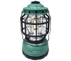 LED Dimmelhető hordozható kemping lámpa 3xLED/3W/3xAA IPX4 zöld