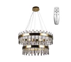 LED Dimmelhető kristály csillár zsinóron LED/190W/230V + távirányítás