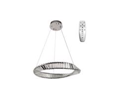 LED Dimmelhető kristály csillár zsinóron LED/40W/230V + távirányítás