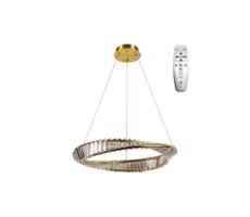 LED Dimmelhető kristály csillár zsinóron LED/40W/230V + távirányítás