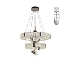 LED Dimmelhető kristály csillár zsinóron LED/70W/230V + távirányítás