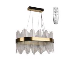 LED Dimmelhető kristály csillár zsinóron LED/70W/230V + távirányítás
