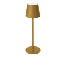 LED Dimmelhető kültéri asztali lámpa LED/4W/4000 mAh 3000/4000/5500K IP44 arany