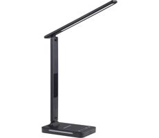 LED Dimmelhető lámpa vezeték nélküli QI töltéssel, kijelzővel és USB porttal LED/7W/230V 3000