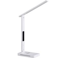 LED Dimmelhető lámpa vezeték nélküli QI töltéssel, kijelzővel és USB porttal LED/7W/230V 3000