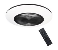 LED Dimmelhető mennyezeti lámpa látorral ARIA LED/38W/230V fekete/fehér + távirányító