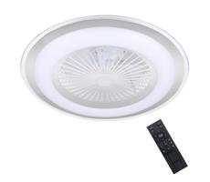 LED Dimmelhető mennyezeti lámpa látorral ZONDA LED/48W/230V ezüst + távirányító