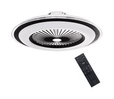 LED Dimmelhető mennyezeti lámpa látorral ZONDA LED/48W/230V fekete + távirányító