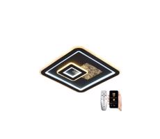 LED Dimmelhető mennyezeti lámpa LED/110W/230V fekete + távirányítás