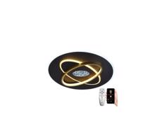 LED Dimmelhető mennyezeti lámpa LED/80W/230V fekete + távirányítás