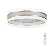 LED Dimmelhető mennyezeti lámpa SMART CORAL GOLD LED/24W/230V fehér/arany + távirányító