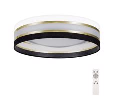 LED Dimmelhető mennyezeti lámpa SMART CORAL GOLD LED/24W/230V fekete/fehér + távirányító