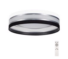 LED Dimmelhető mennyezeti lámpa SMART CORAL LED/24W/230V fekete/fehér + távirányító