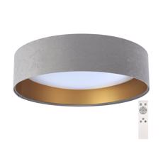 LED Dimmelhető mennyezeti lámpa SMART GALAXY LED/24W/230V szürke/arany + távirányító