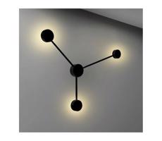 LED fali lámpa JOY 3xGX53/6W/230V fekete